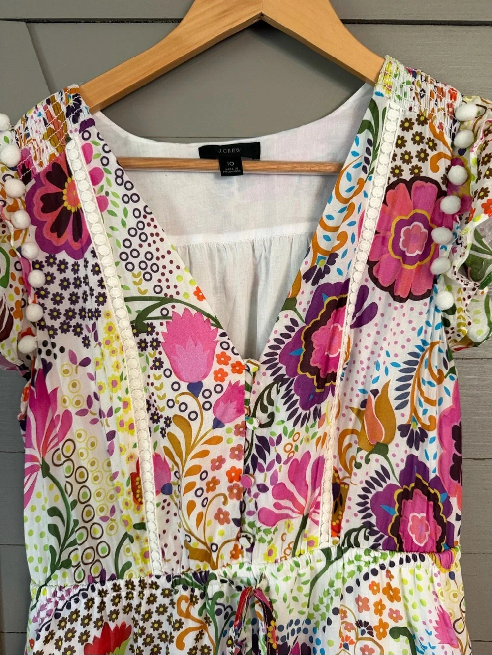 J. Crew vibrant floral